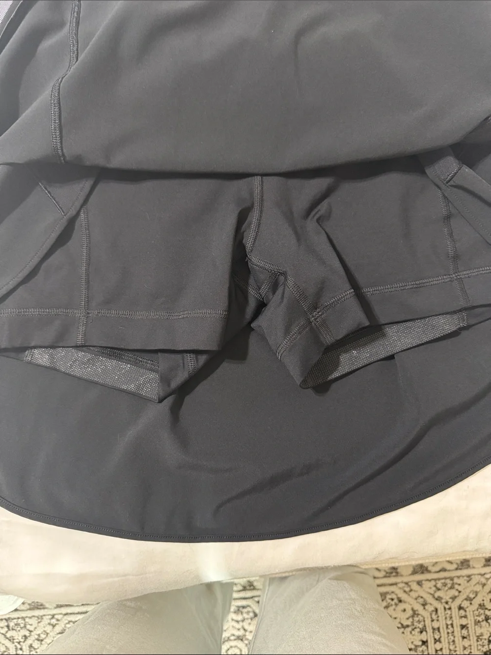 lululemon athletica Black Mini Skirt